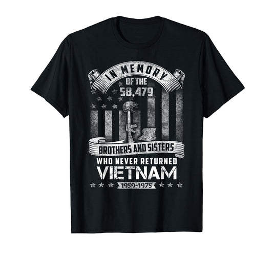 in Memory of Vietnam Veteran T-Shirt Small