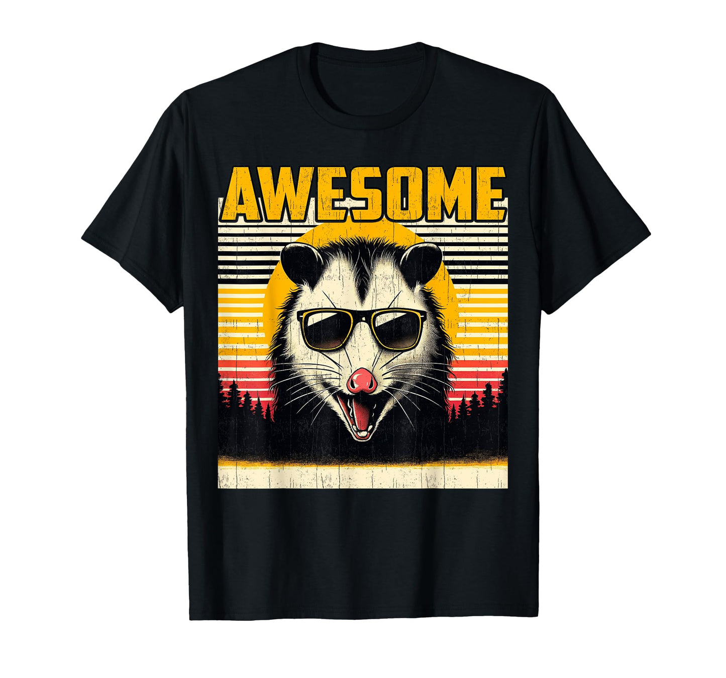 Opossum-Shirt Funny Awesome Possum Men Dad Father's Day T-Shirt