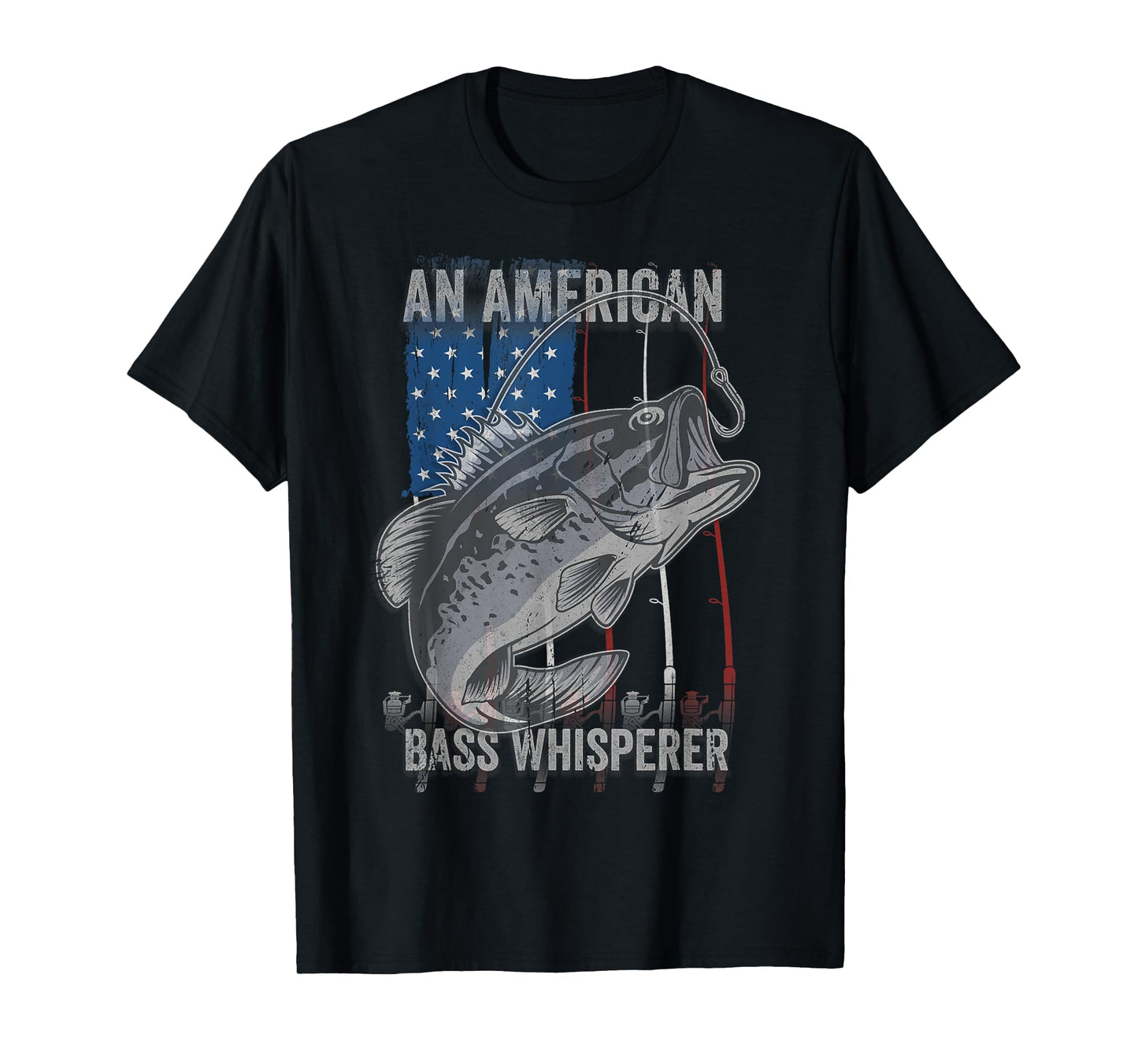 Patriotic anglers American Bass Pro whisperer fisherman T-Shirt