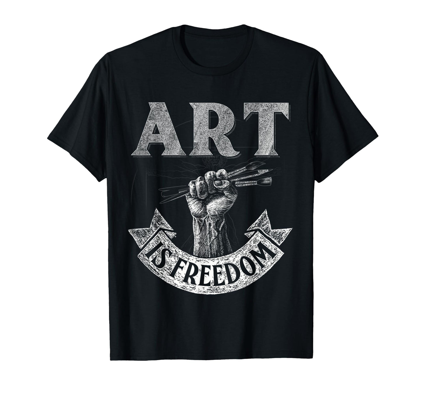 Art is Freedom great t shirt for artists who love to draw T-Shirt