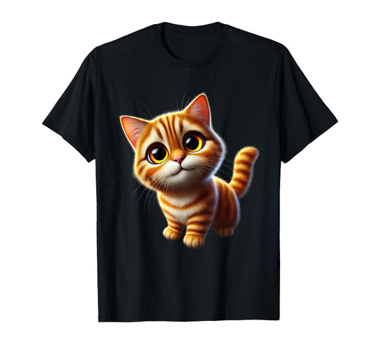 Adorable Orange Tabby Kitten Cute Cat T-Shirt