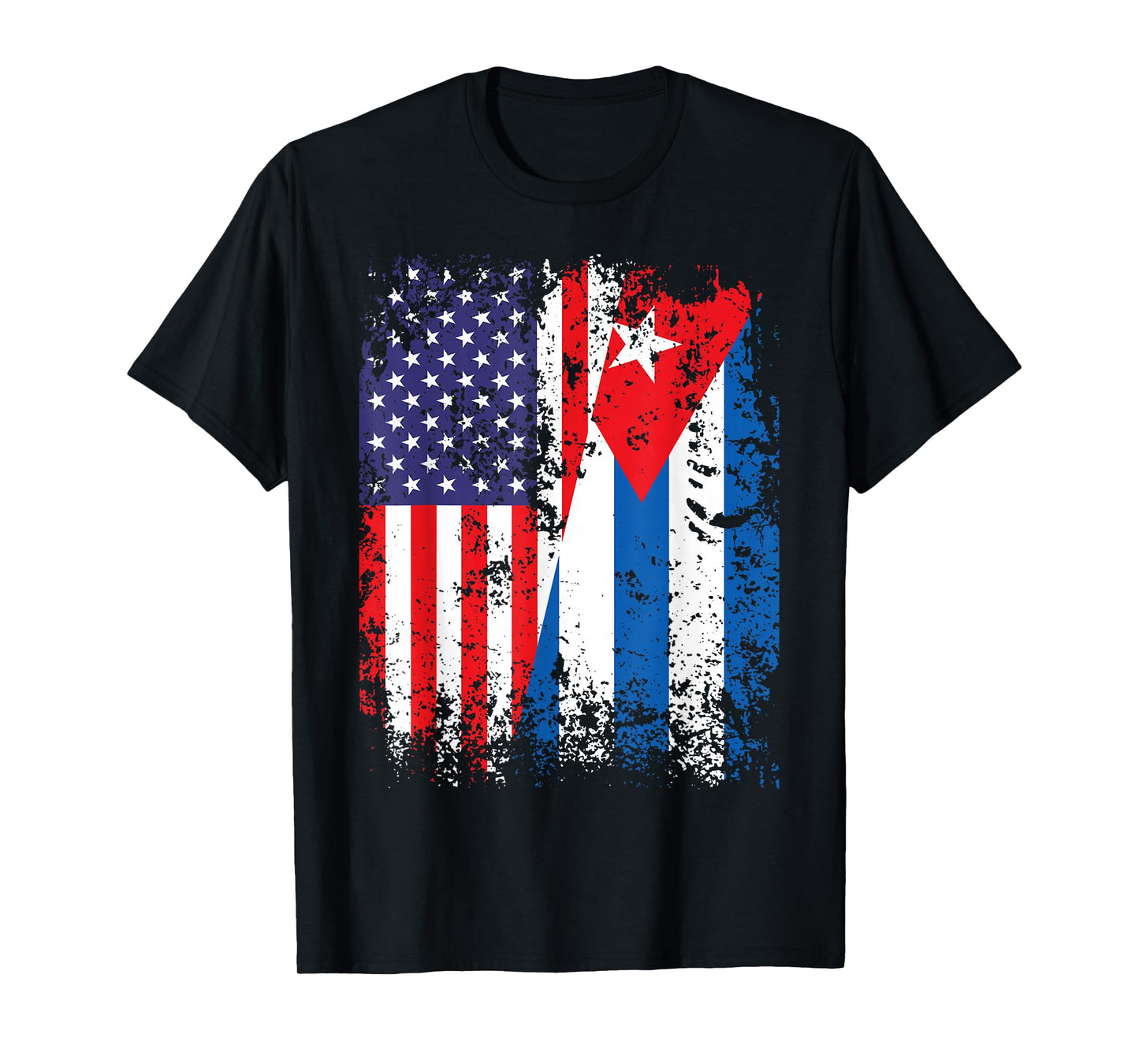 Cuban American USA Cuba Flag T-Shirt