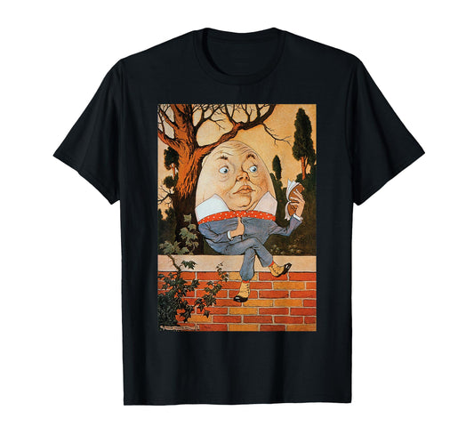 Classic Fairytale Nursery Rhymes Humpty Dumpty Sat on a Wall T-Shirt