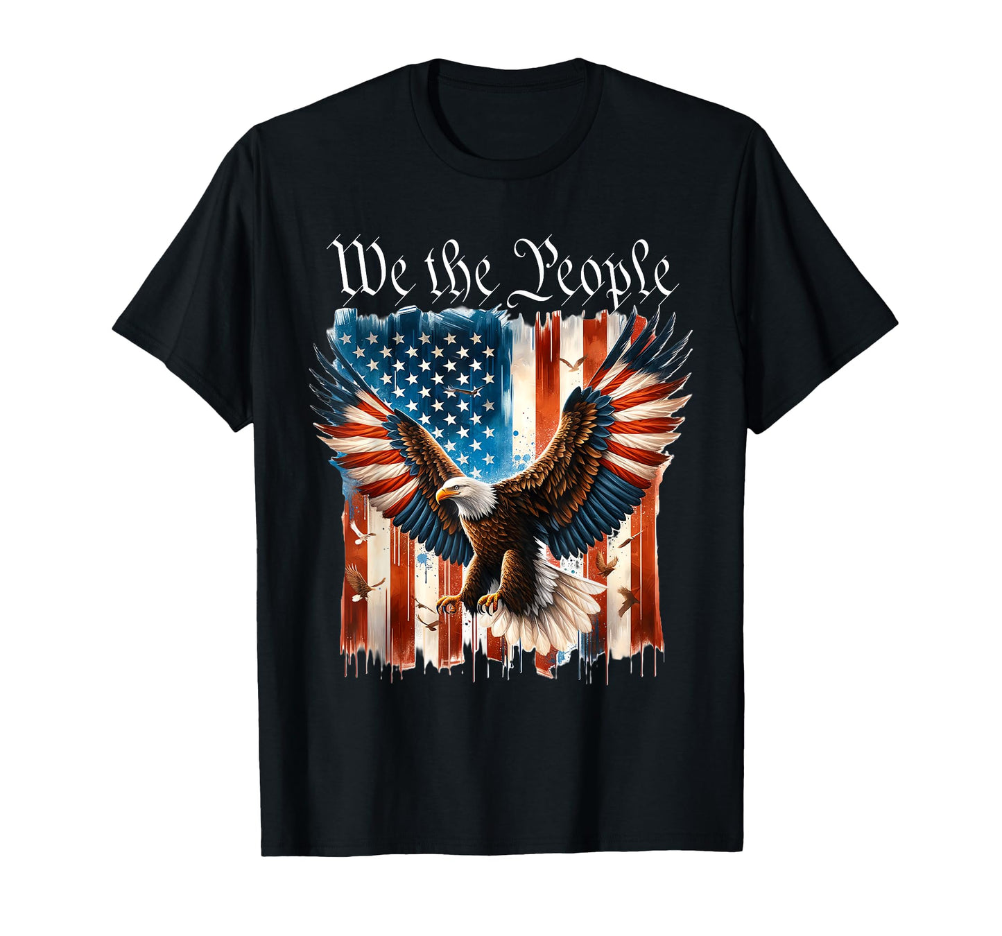 American Flag Patriotic Founding Fathers We The People USA T-Shirt