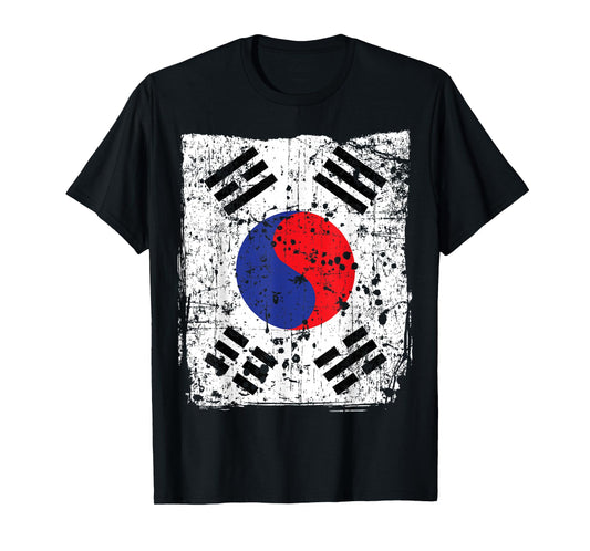 Faded Korean Flag, Distressed Flag of Korea T-Shirt T-Shirt
