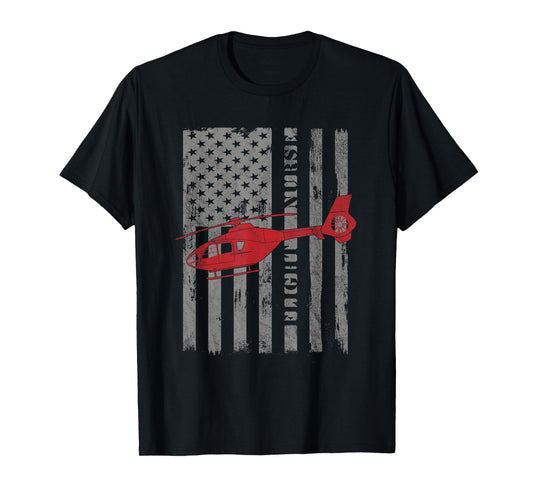 American Flag Flight Nurse T-Shirt Gift T-Shirt