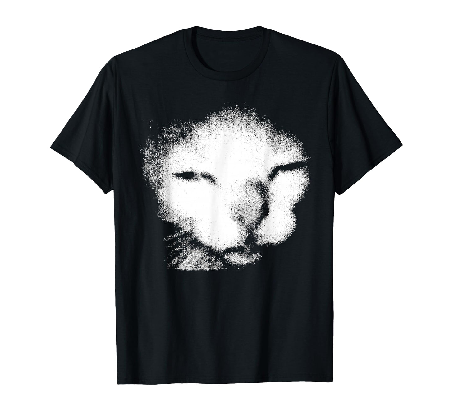 Cat Meme Funny Weird Cat Unhinged Humor Cat Lover T-Shirt
