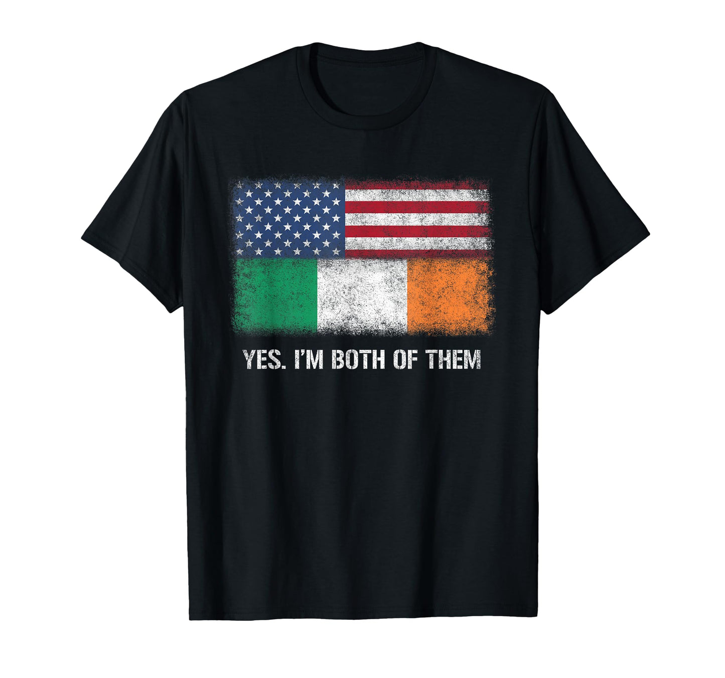 Usa Ireland Irish American Flag Dual Citizen Citizenship T-Shirt