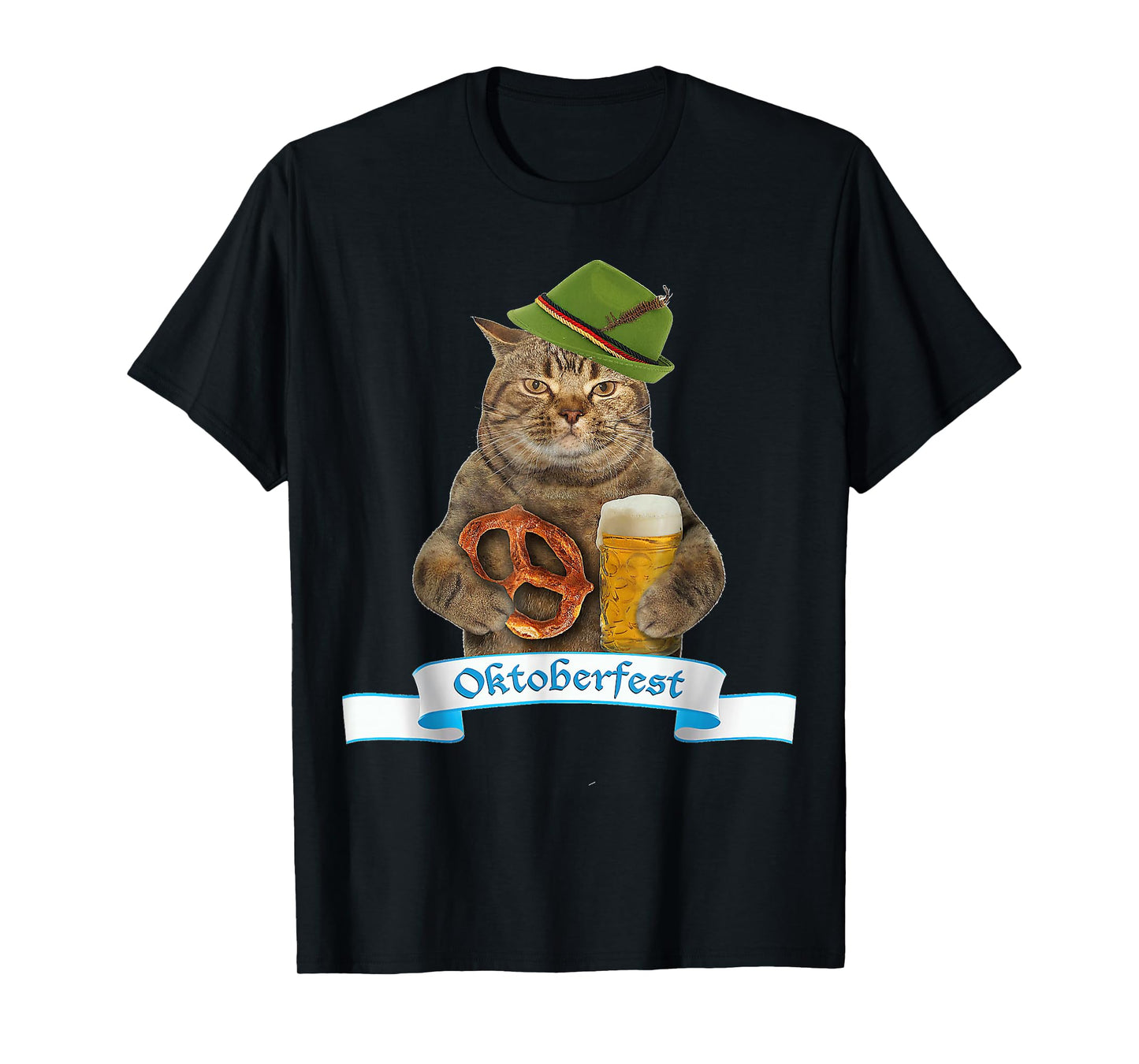 Oktoberfest Cat German Beer T-Shirt