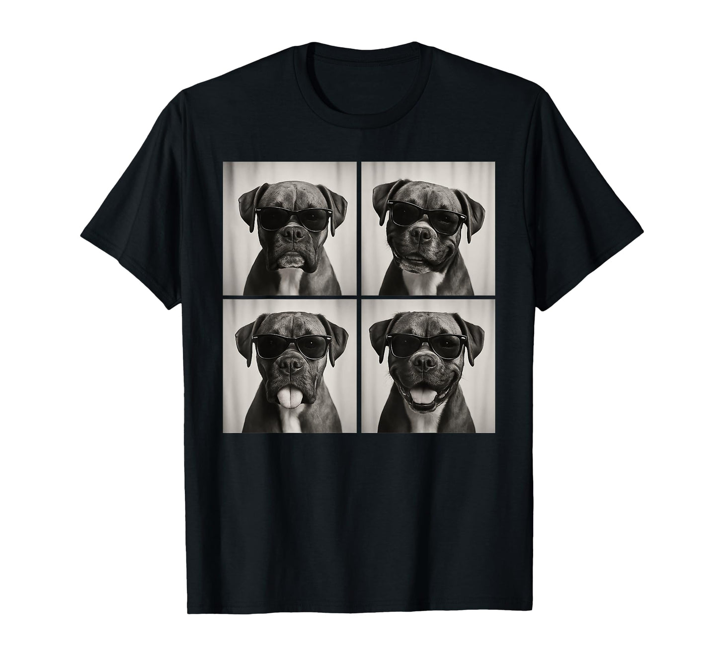 Funny Boxer Dog Lover Cute Boxer Photo Booth T-Shirt
