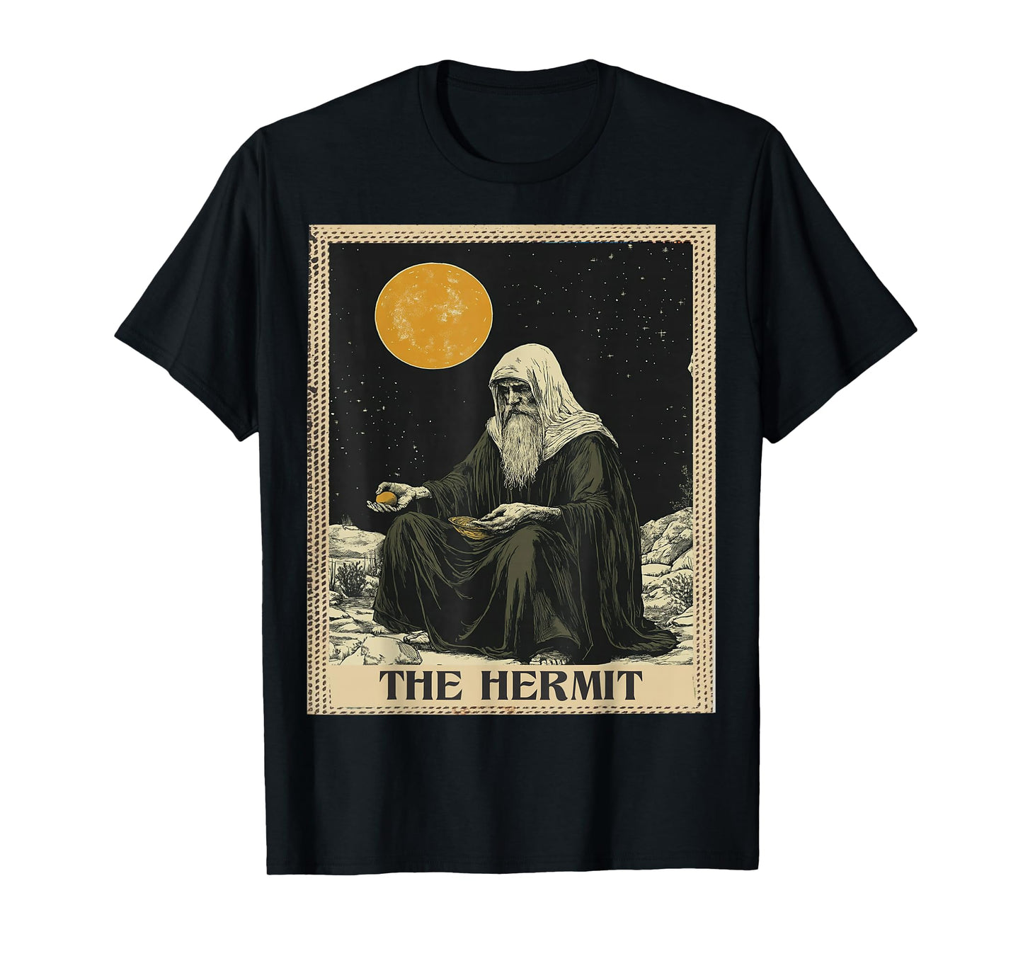 Tarot Card The Hermit Occult T-Shirt