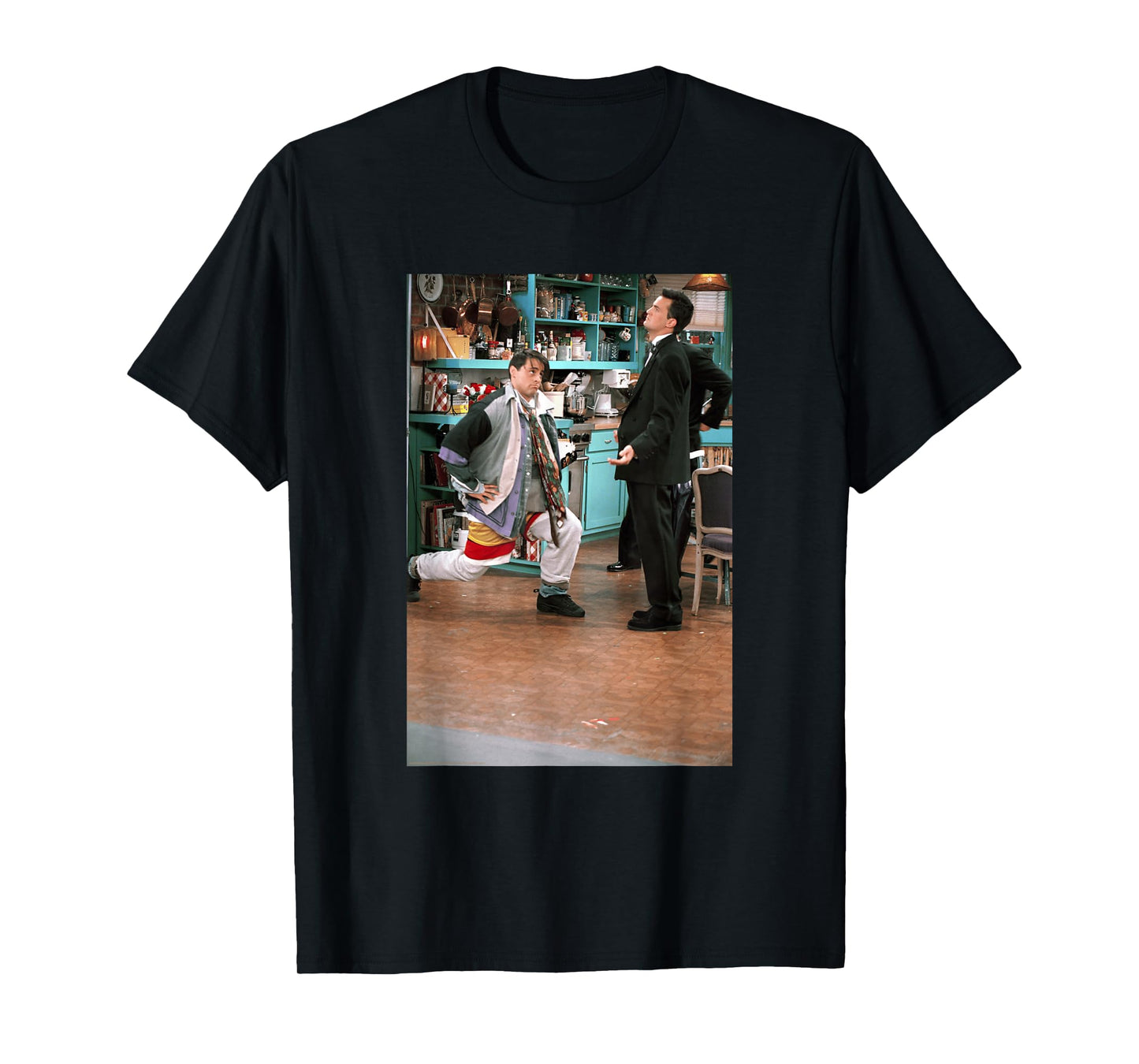 Friends Joey on One Knee with Chandler Photo TV Show T-Shirt