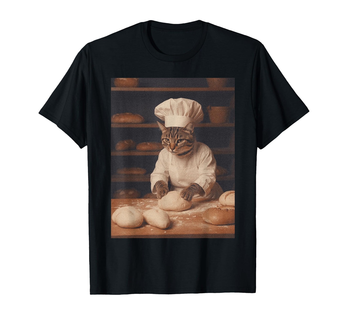 Baker Cat Baking Lover Kitty Biscuits Bakery Cat Mom Women T-Shirt