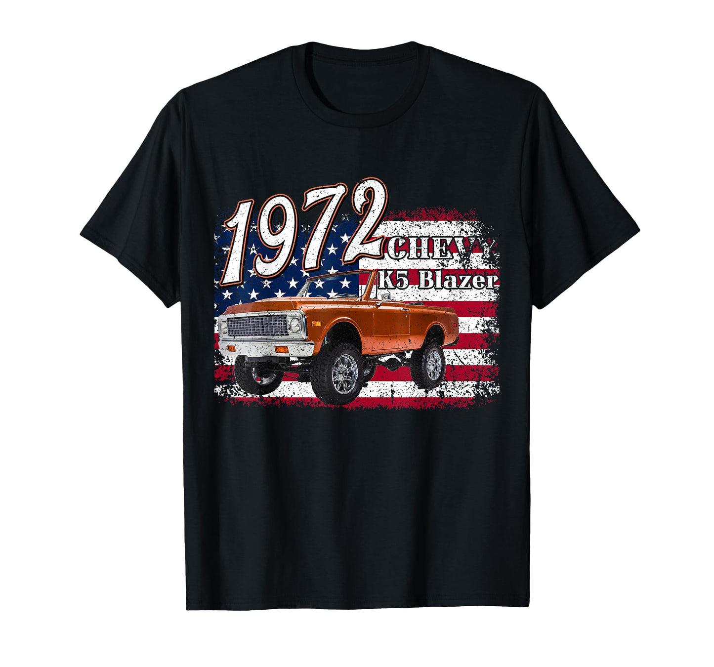 1972 72 K5 Blazer 4th Of July American Truck T-Shirt
