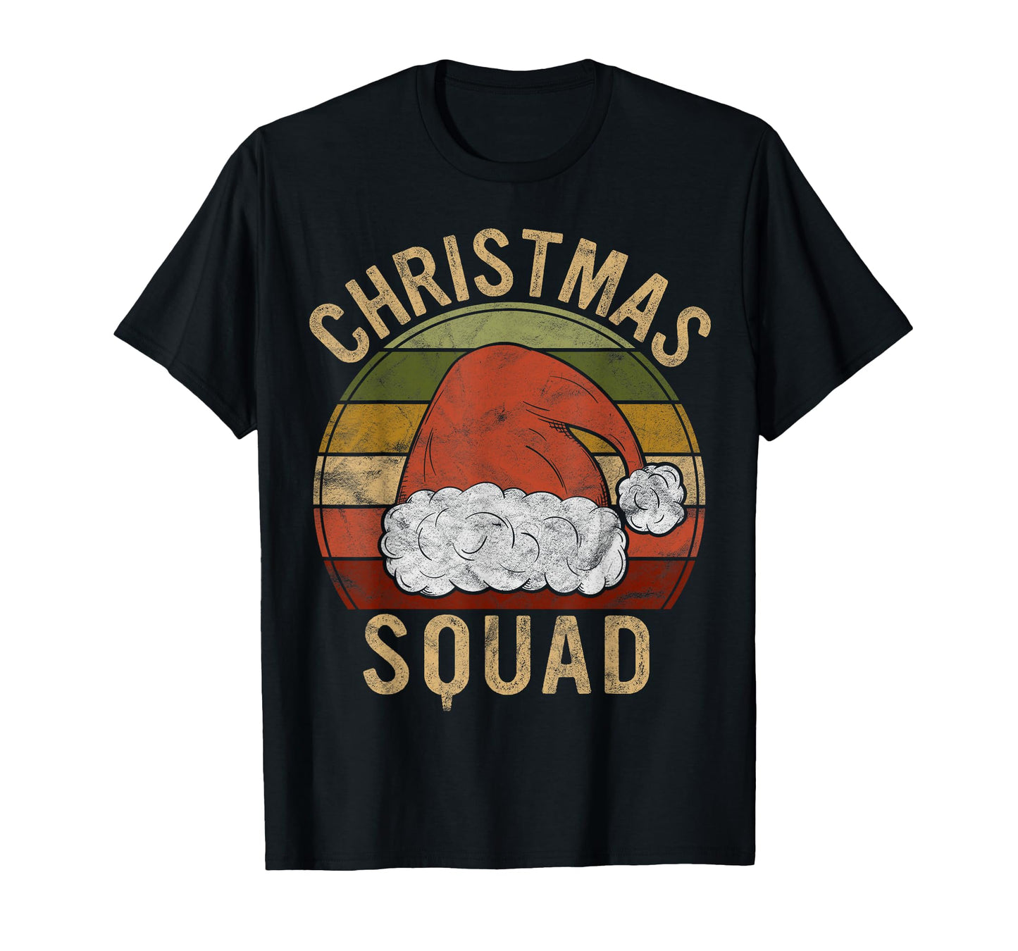 Christmas Squad Costume Gift Santa Matching Family Xmas T-Shirt