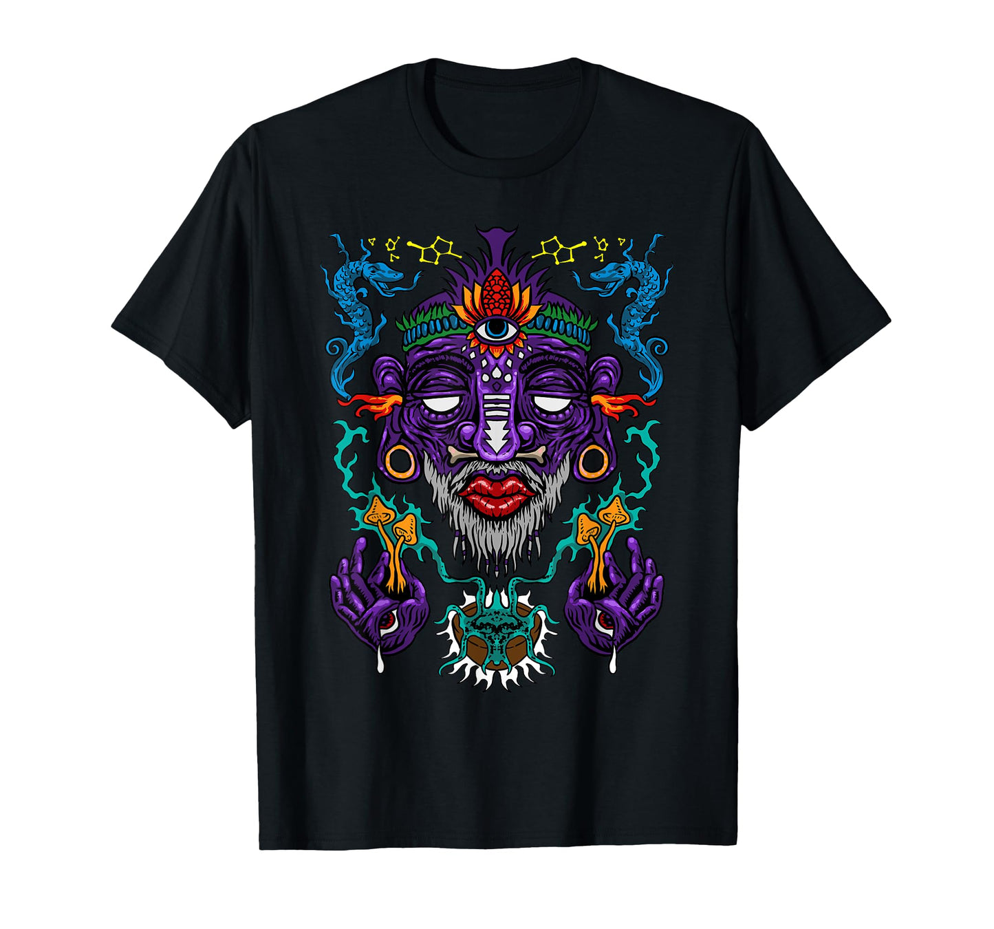 Colorful Witch Doctor | Psychedelic Shaman | Medicine Men T-Shirt