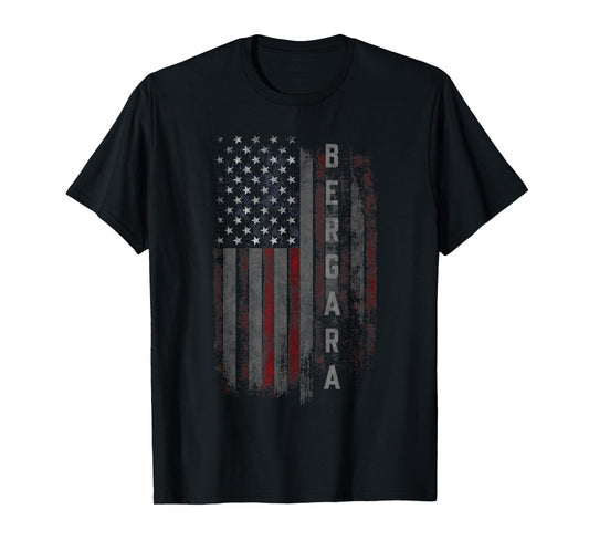 Bergara Family American Flag T-Shirt
