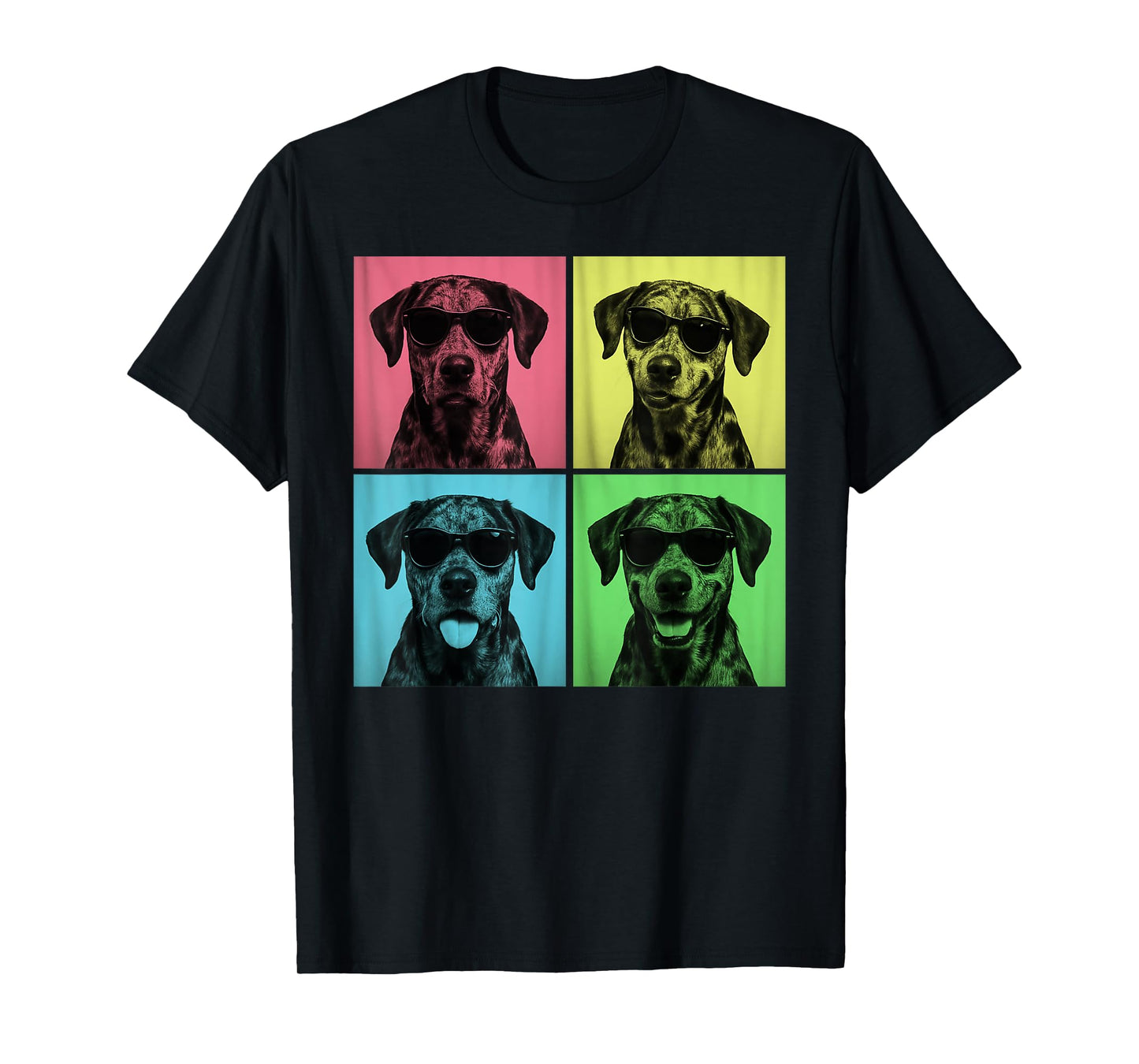 Catahoula Leopard Dog Pop Art Funny Dog Lover Photo Booth T-Shirt for Men Women Kids
