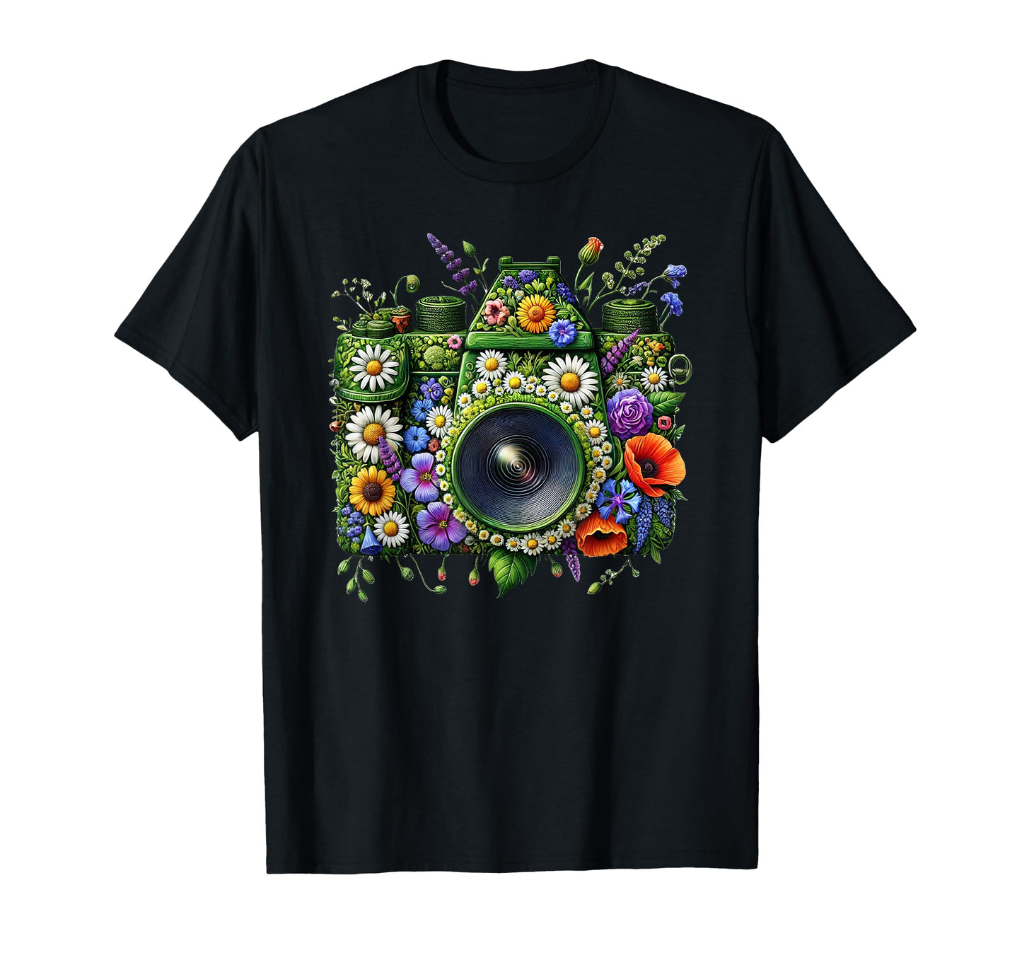 Wildflowers Camera Flower Photographer T-Shirt