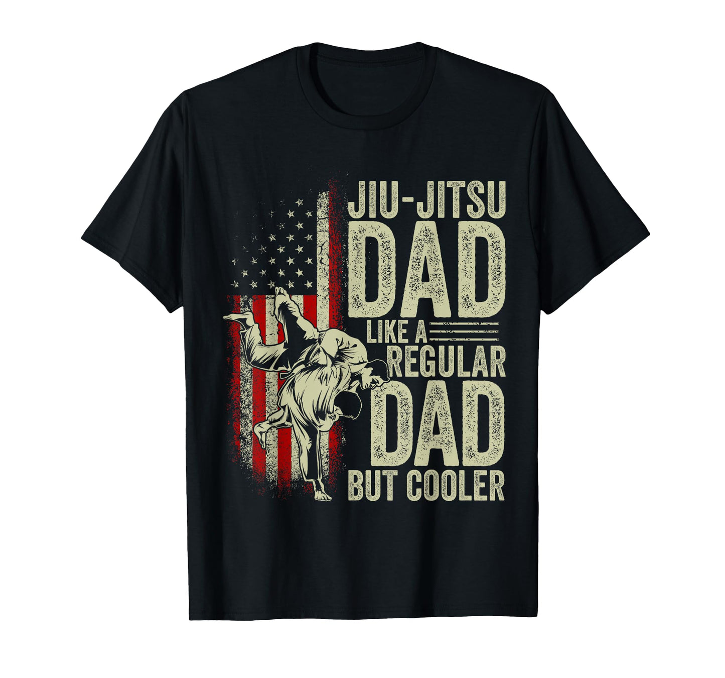 Jiu Jitsu Dad Like A Regular Dad But Cooler Vintage T-Shirt