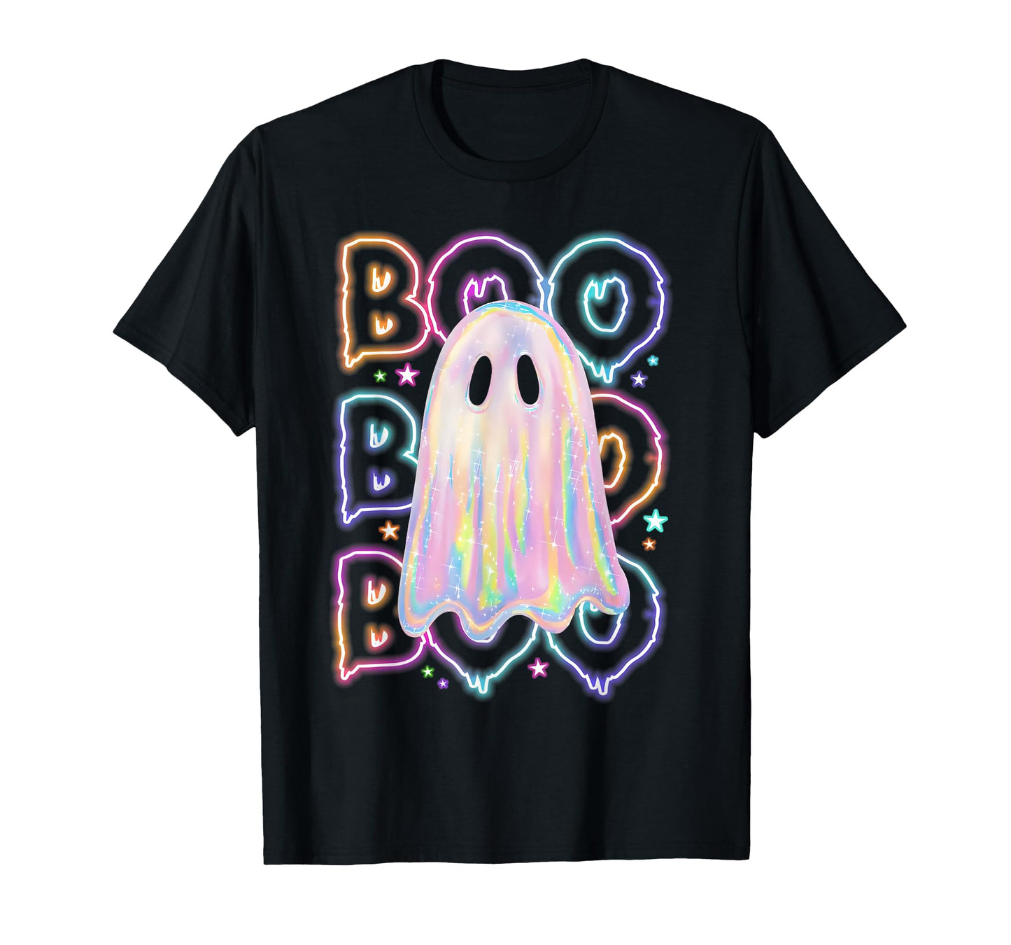 Cute Colorful Boo Ghost Boujee Halloween Costume Kid Toddler T-Shirt
