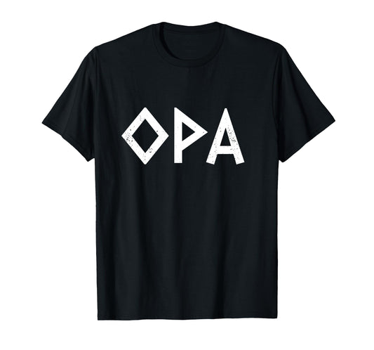 Opa Ancient Greek Pride Greek Flag Funny Greek Party Greece Long Sleeve T-Shirt