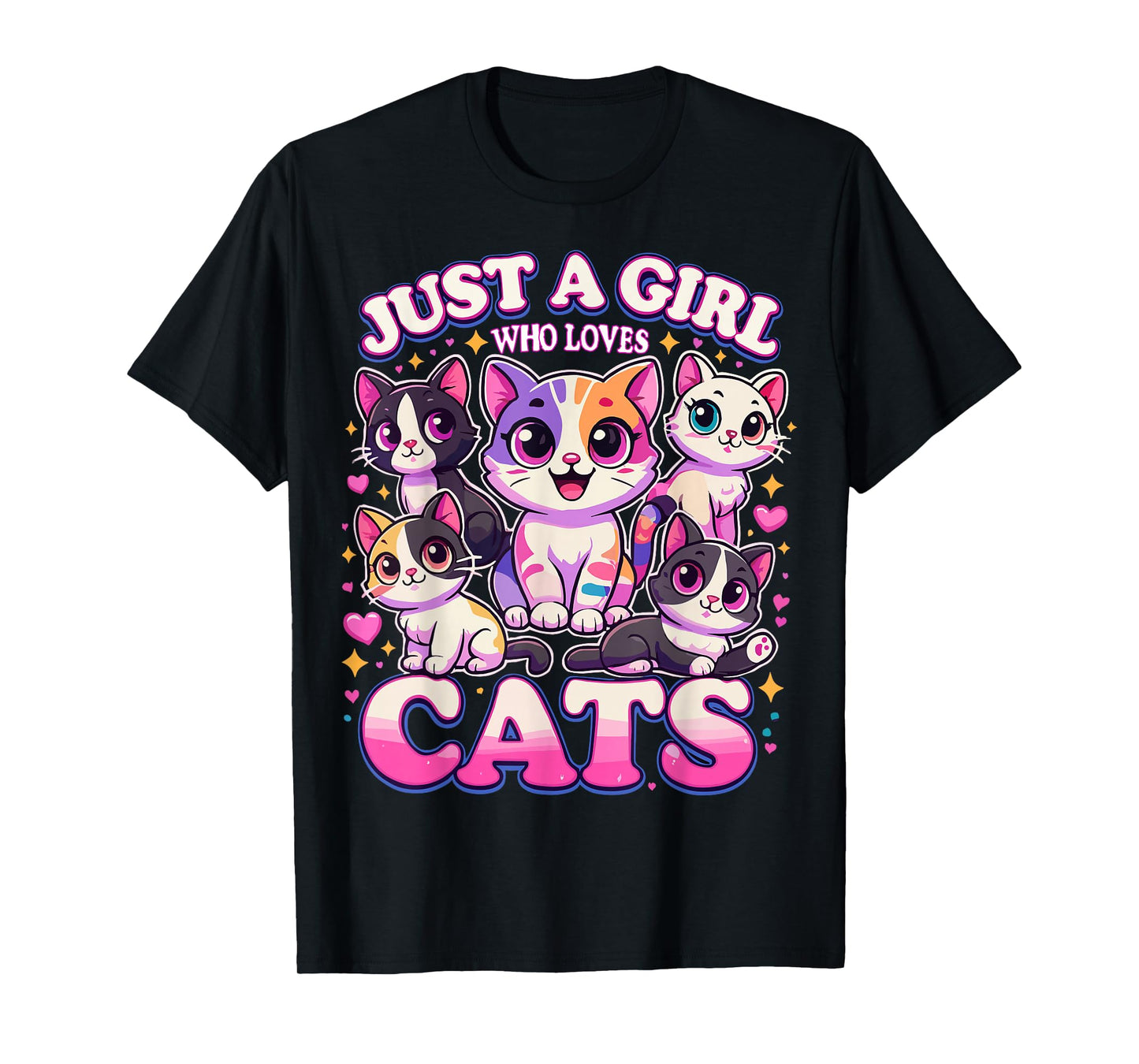 Cat Just a Girl Who Loves Cats T-Shirt
