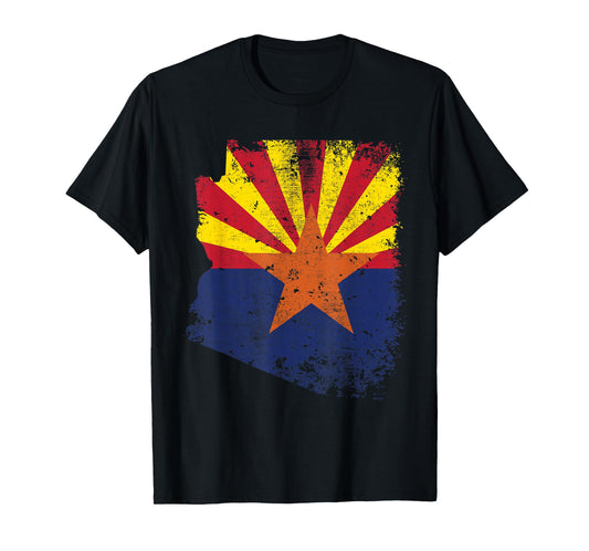 Arizona State Flag, Faded Flag of Arizona T-Shirt T-Shirt
