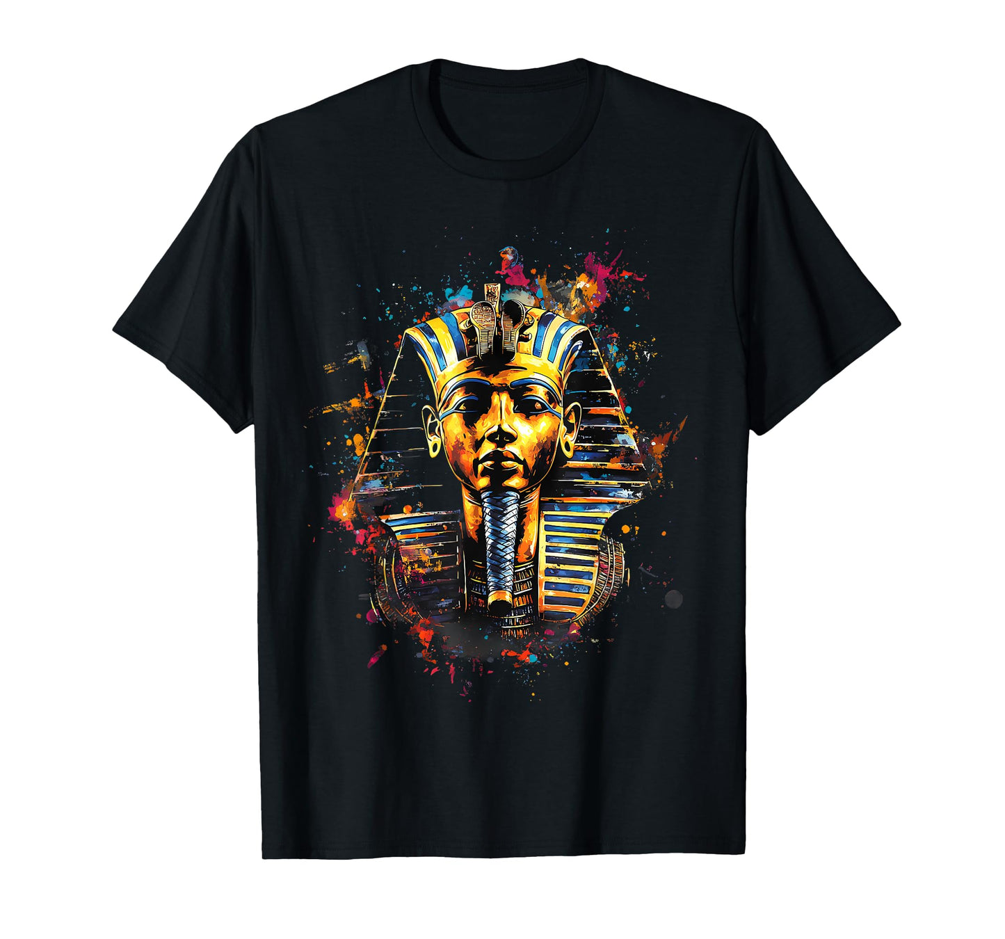 Ancient Egypt Egyptology Tutankhamun Egyptian God Artwork T-Shirt