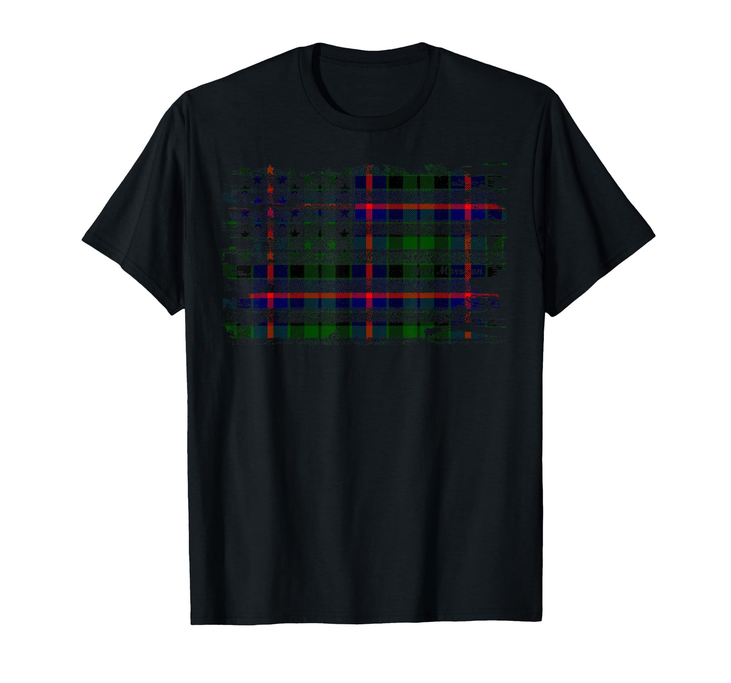 Morrison surname American Flag Scottish Clan Tartan Women Kids Men T-Shirt