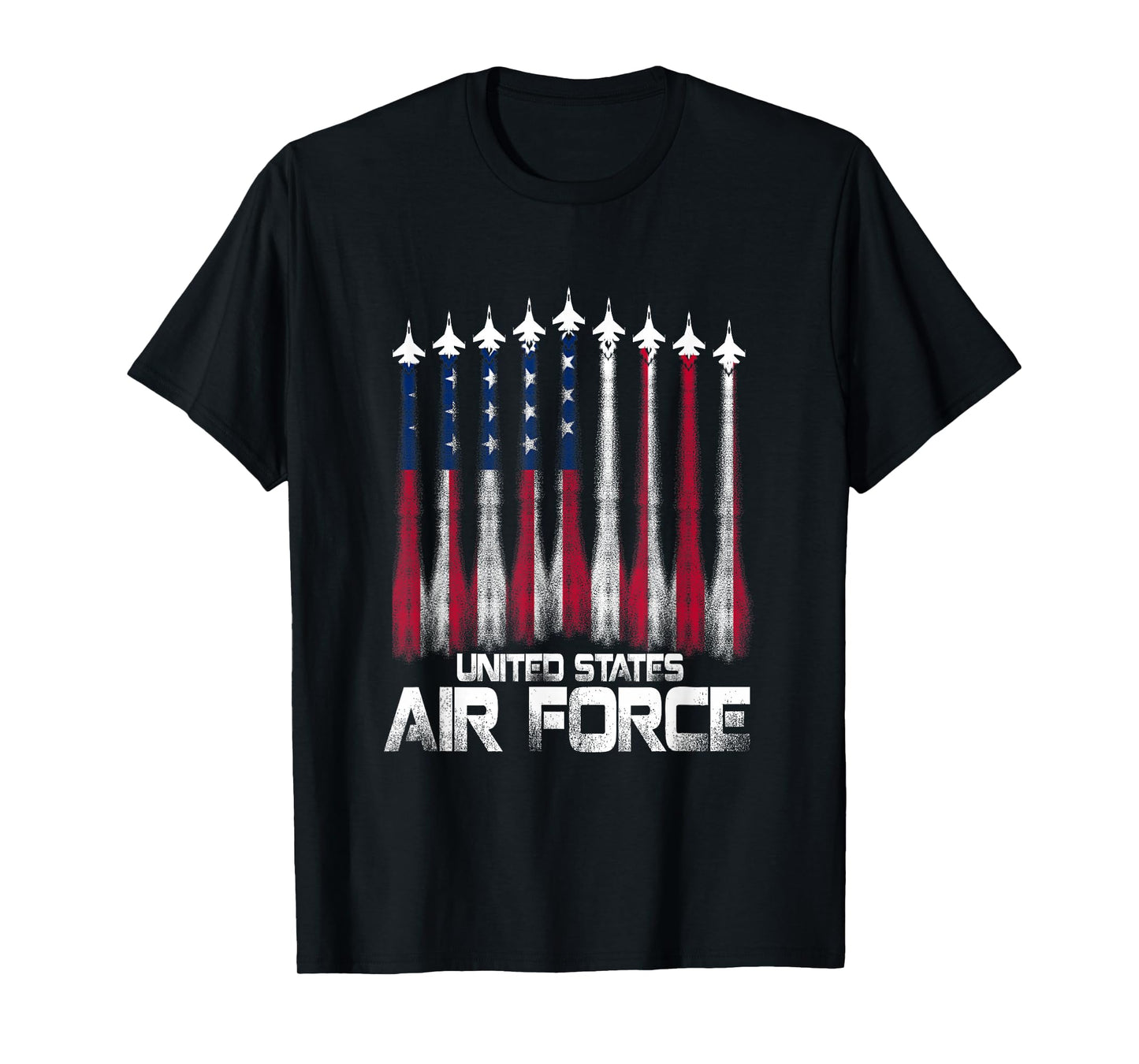 Air Force US Veterans American Flag 4th of July Patriotic T-Shirt