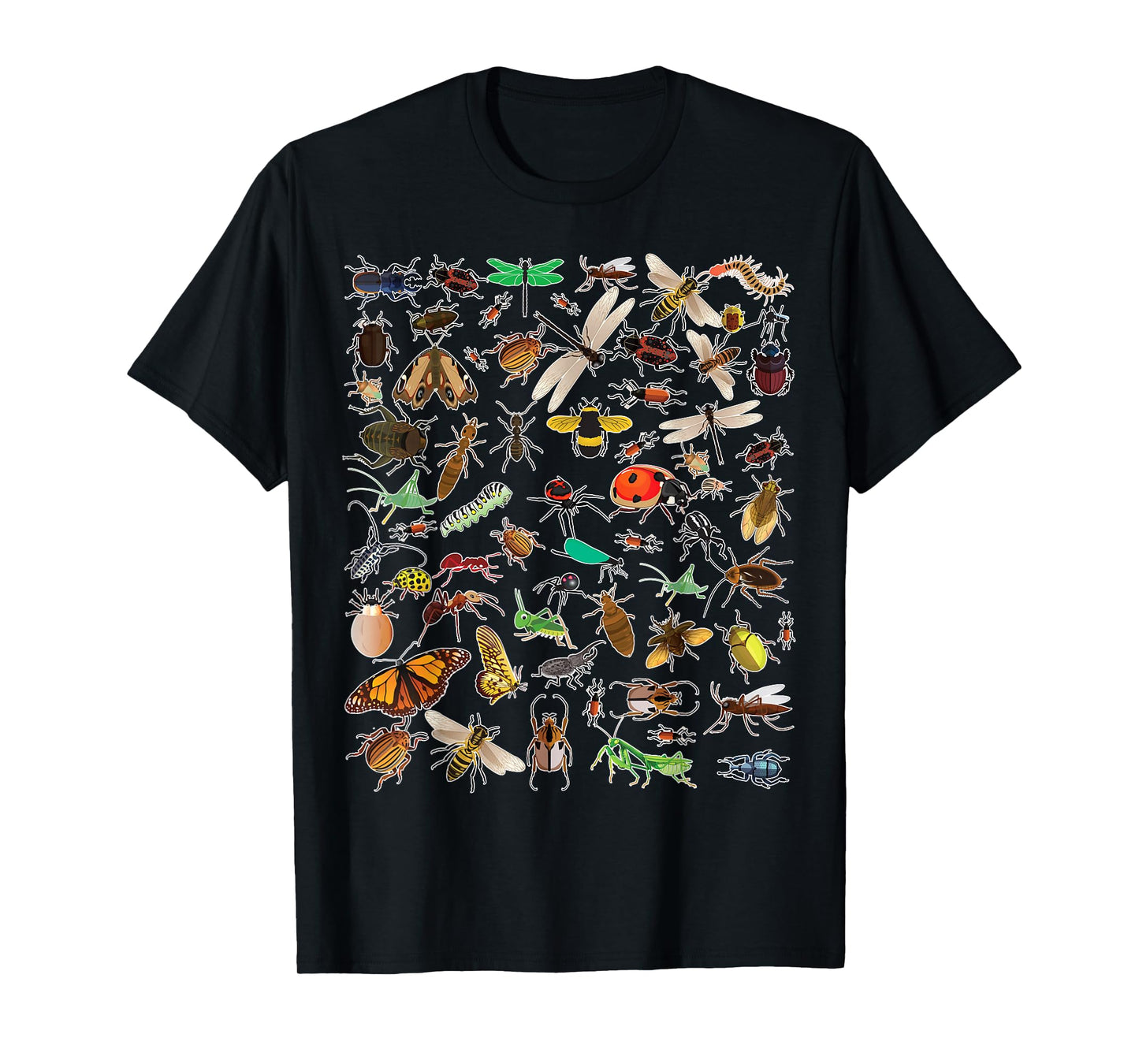 Cool Lots of Bugs | Funny Insect Lover Entomologist Boy Gift T-Shirt Small