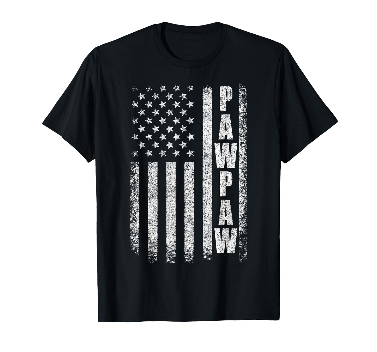 Proud Pawpaw American Flag Father's Day Patriotic T-Shirt