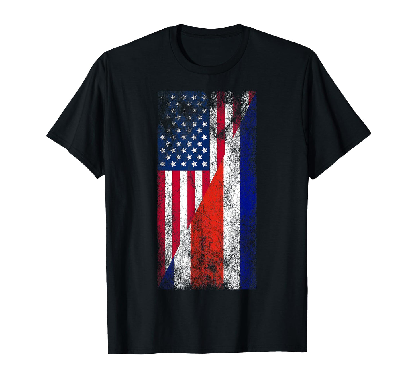 USA & Costa Rica Flag - United States of America Costa Rican T-Shirt