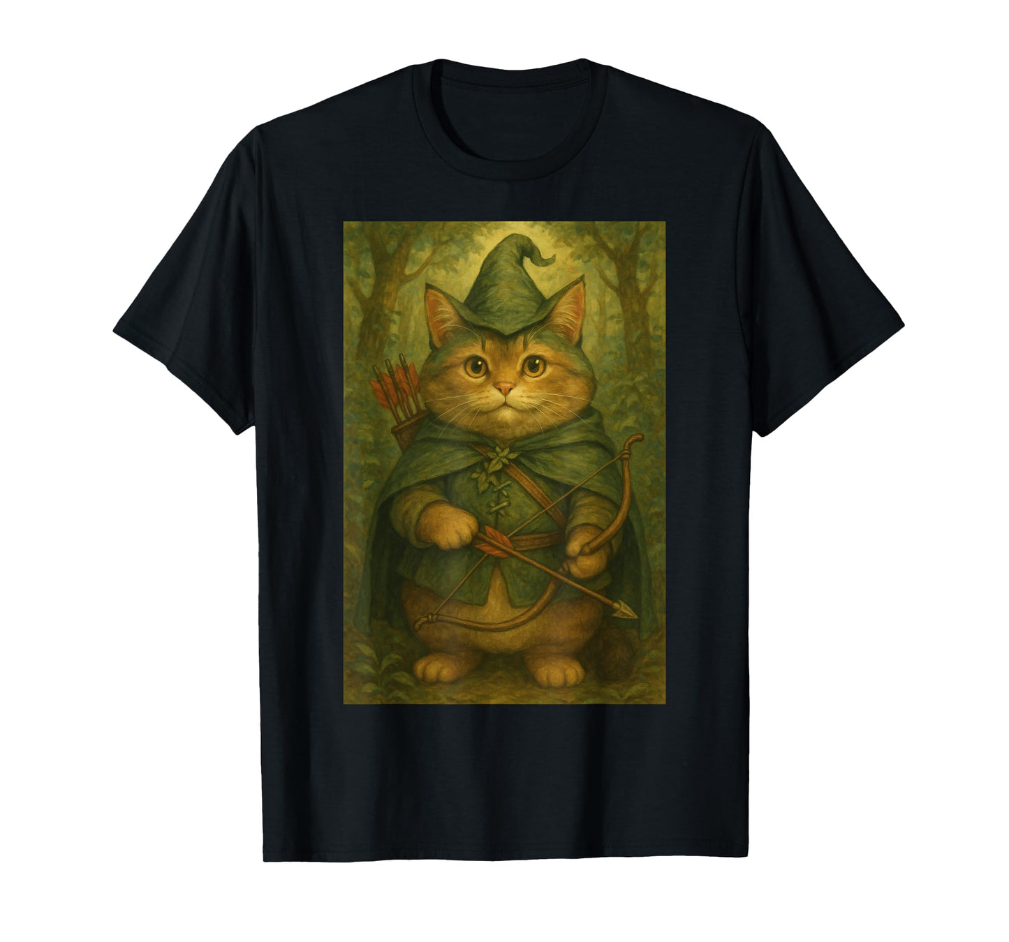 Cat Archer Pet Costume Outfit Funny Meme T-Shirt for Men Women Kids