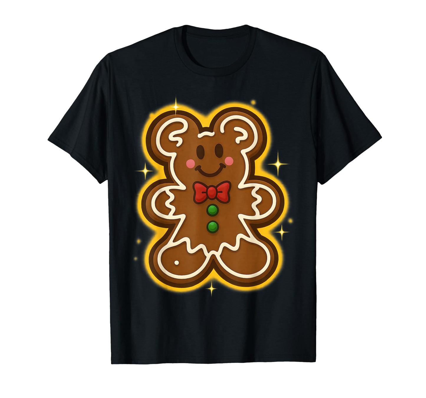 Adorable Cute Gingerbread Mouse Cookie Christmas Baking Love T-Shirt