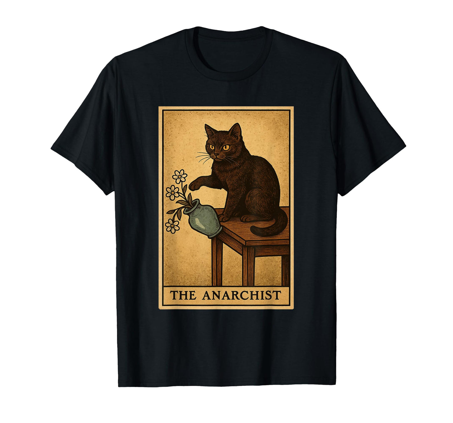 Cat Lover Design Cat Tarot Card Design Men Women Kids T-Shirt