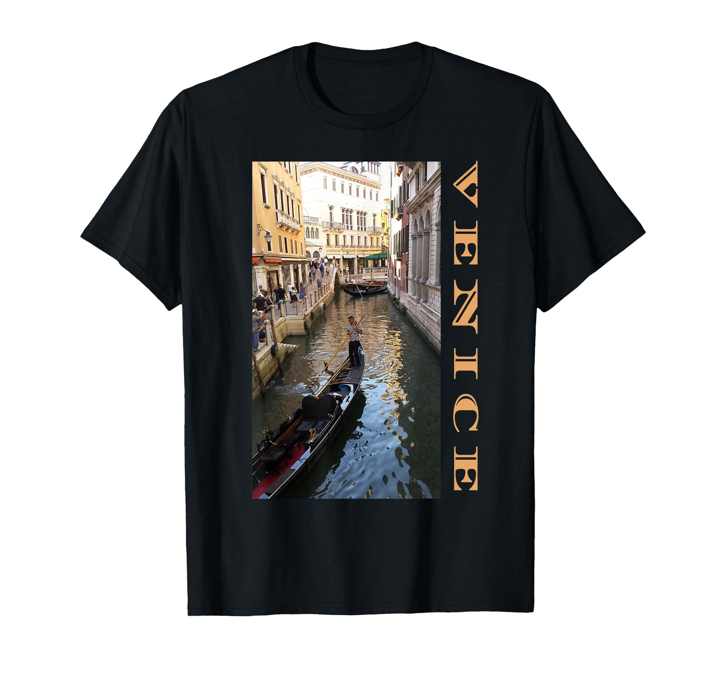Venice Italy Canal Gondola Travel Souvenirs Photography T-Shirt