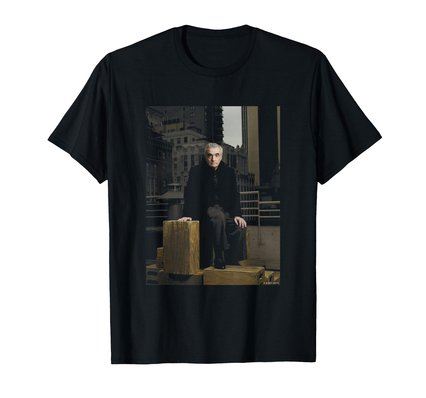 Taxi Driver Director Martin Scorsese by Michael Grecco T-Shirt