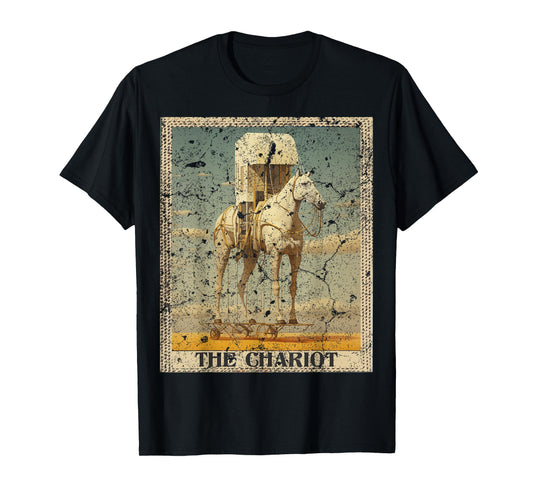 Abstract Art Tarot Card The Chariot T-Shirt