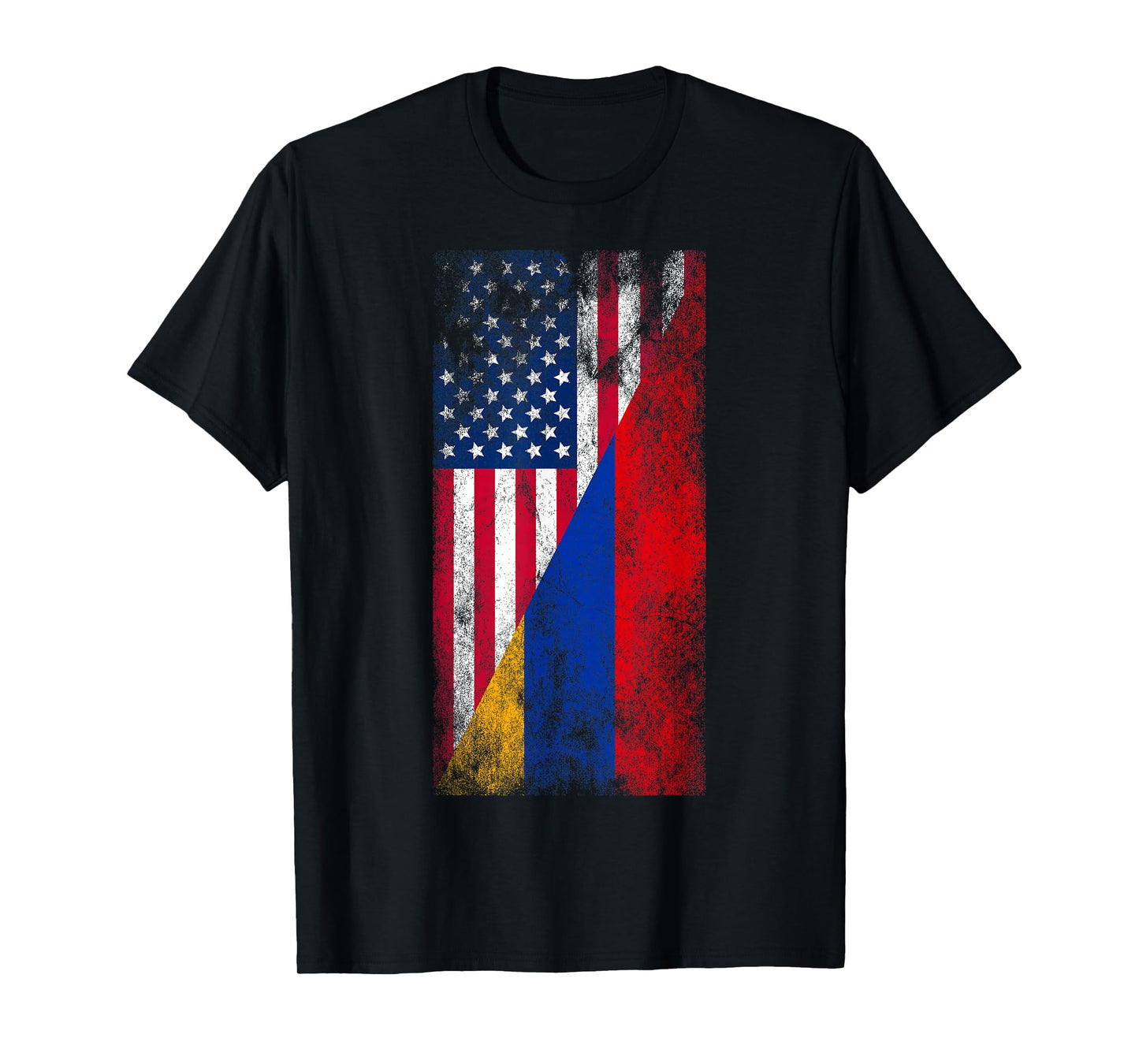 USA & Armenia Flags - United States of America, Armenian T-Shirt
