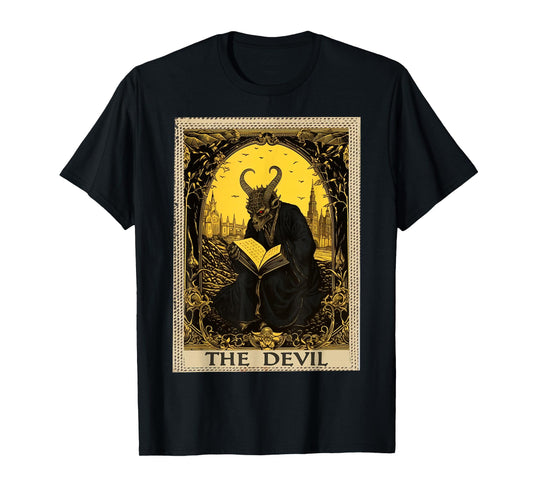 Vintage Tarot Card The Devil T-Shirt
