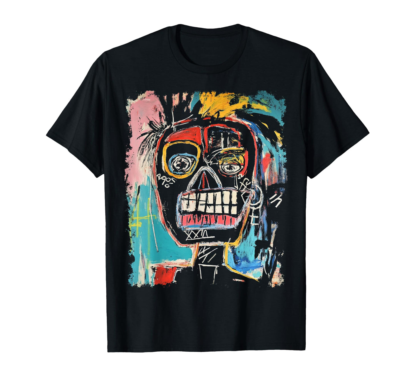 Animal Pop Art Design With A Human On It Men's Graffiti T-Shirt