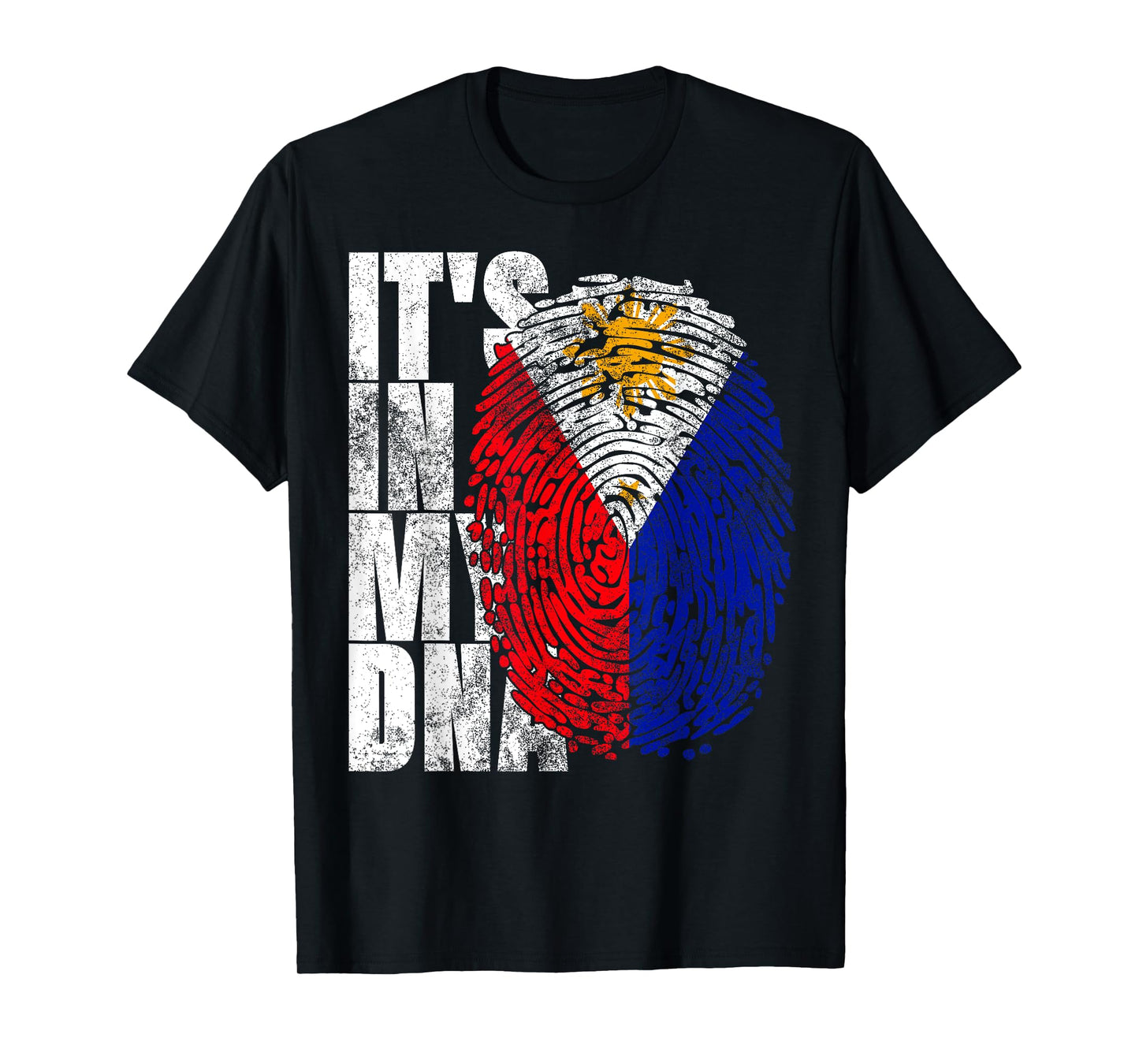It's In My DNA Philippine Gift Asia Islands Philippines Flag T-Shirt