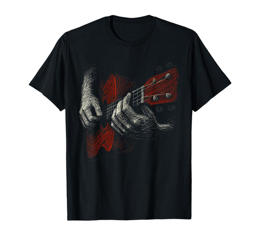 Acoustic Guitar Player Shirt Vintage Music Teacher Guitarist T-Shirt