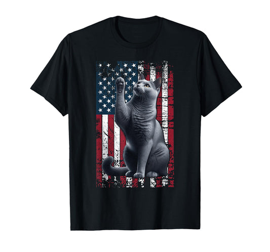 Russian Blue Cat American Russian Blue T-Shirt