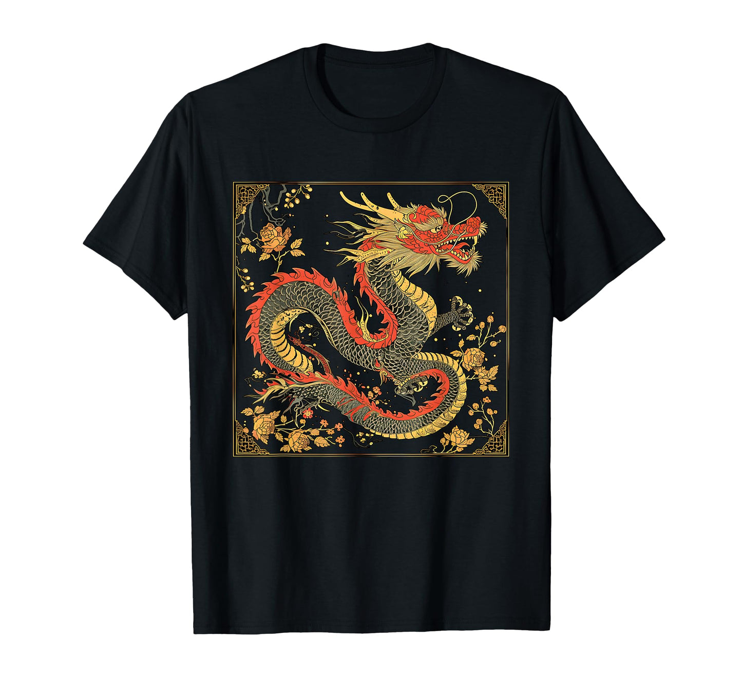 Chinese Zodiac Dragon Symbol Chinese Dragon Art Style T-Shirt
