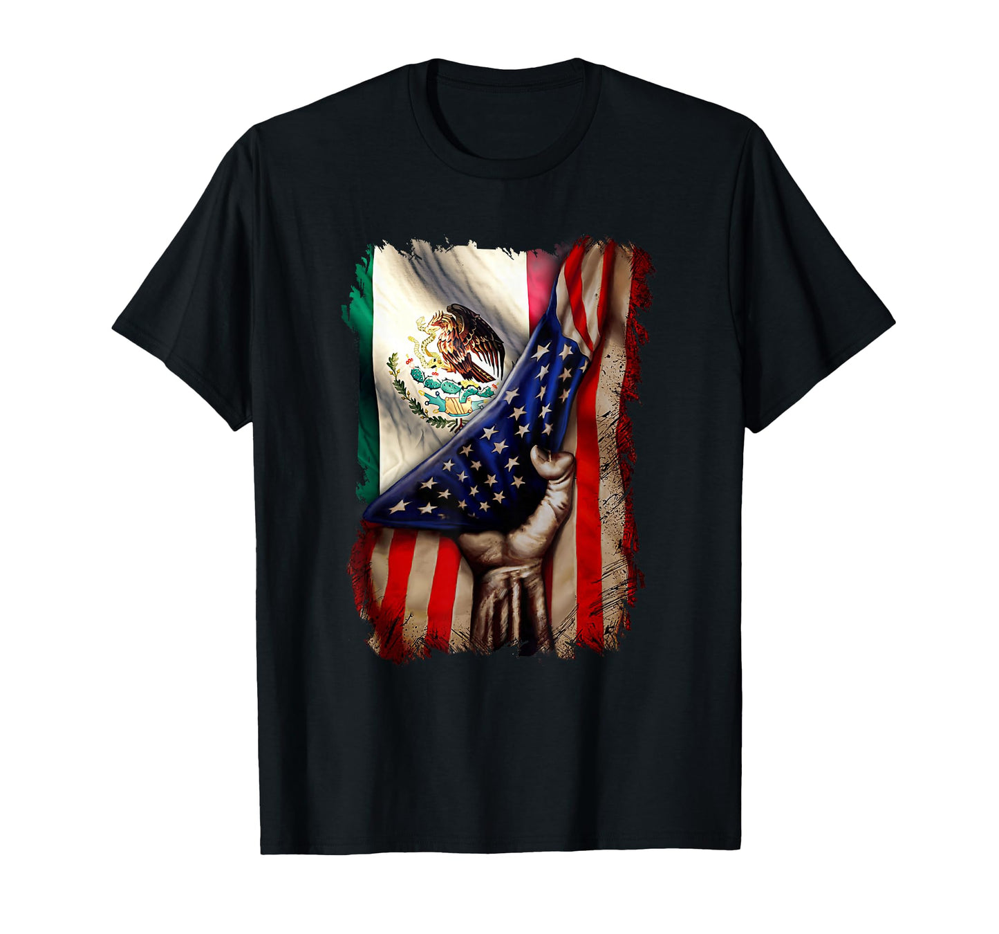 Mexican Roots American Mexican Flag Mexico is Calling T-Shirt