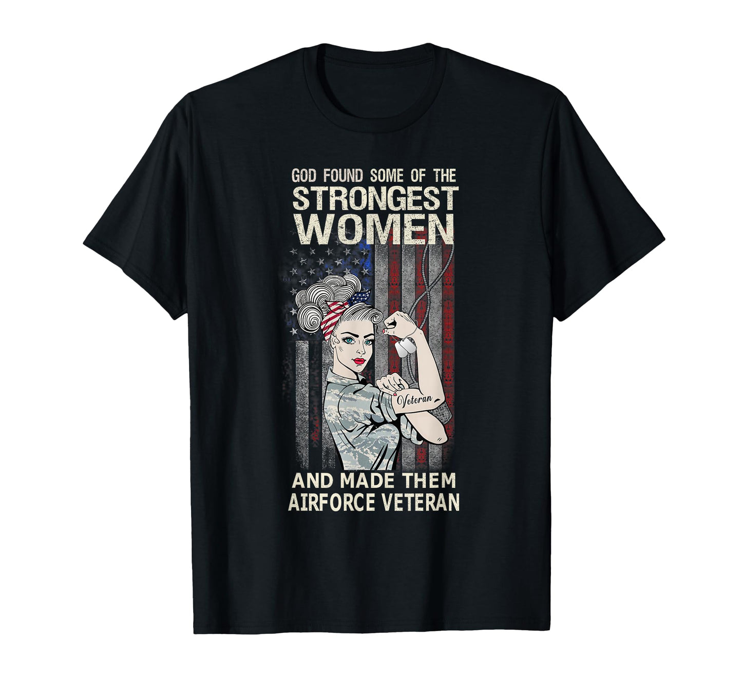 Air Force Veteran Women, Funny USAF Women Gift T-Shirt