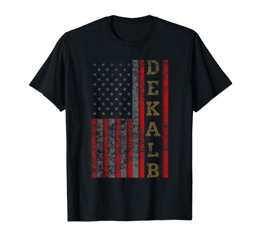 Cool Patriotic Dekalb USA - US Flag Gift Idea T-Shirt